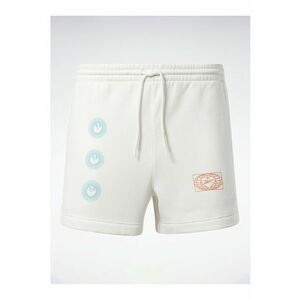 Pantaloni scurti unisex - Bumbac/Poliester - Alb imagine