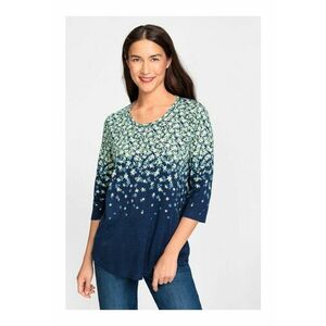 Bluza dama - 4435 - Bumbac - Bleumarin imagine