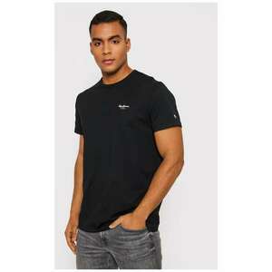 Tricou barbati - 9267 - Bumbac - Negru imagine