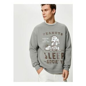 Bluza de trening relaxed fit cu imprimeu cu Snoopy imagine