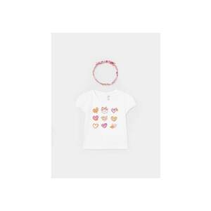 Tricou copii - 12440 - Alb - Bumbac imagine