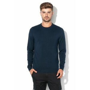 Pulover slim fit tricotat fin Basic imagine