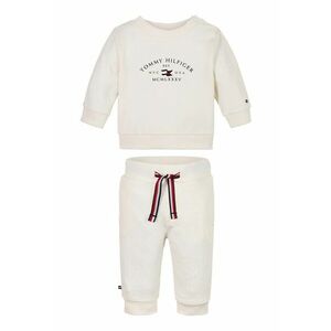 Set de pantaloni de trening si bluza de trening cu imprimeu logo - 2 piese imagine