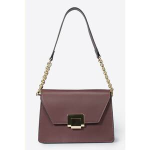 Geanta crossbody de piele cu clapa imagine