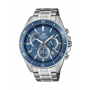 Ceas EDIFICE Classic Chronograph EFR-552D-2AVUEF - Quartz - cronograf - rezistent la apa 10 ATM - albastru - bratara otel inoxidabil imagine