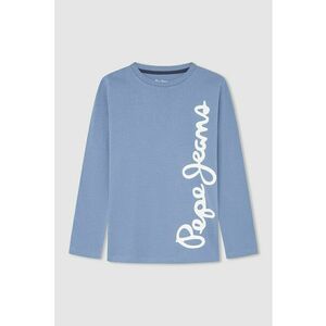 Bluza de bumbac cu imprimeu logo imagine