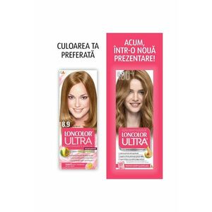 Vopsea de par permanenta Ultra 8.9 Blond Inchis - 100 ml imagine