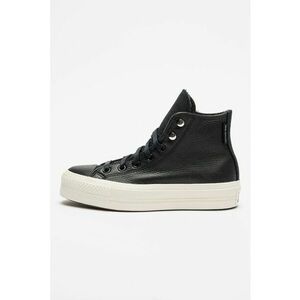 Pantofi sport din piele cu talpa flatform Chuck Taylor All Star Lift imagine