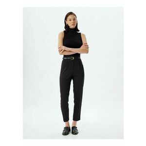 Pantaloni crop slim fit imagine