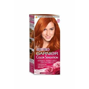 Vopsea de par permanenta cu amoniac Color Sensation 7.4 Intense Amber - 112 ml imagine