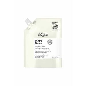 Rezerva sampon L'Oréal Professionnel Serie Expert Metal Detox pentru curatarea metalelor din par - toate tipurile de par decolorat - colorat sau cu balayage - FARA SULFATI - 500ml imagine