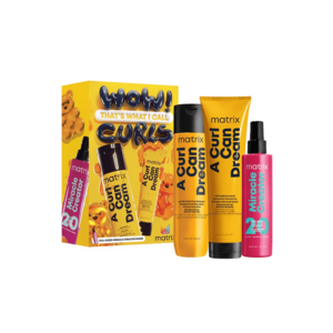 Set ingrijire profesioanala A Curl Can Dream cu Miere de Manuka pentru parul cret - contine: sampon 300ml + masca Intens Hidratanta 250ml + spray fara clatire multibeneficii Miracle Creator 190ml imagine