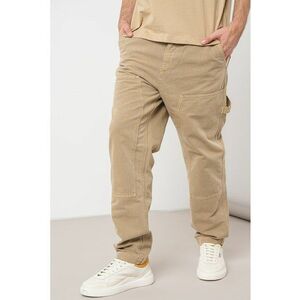 Pantaloni relaxed fit cu talie medie imagine