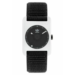 Ceas dama RETRO POP TWO - 31mm - negru/alb - curea sintetica - mecanism quartz imagine