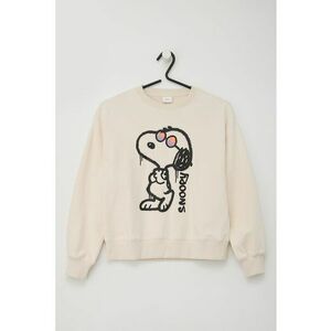 Bluza supradimensionata de trening cu imprimeu Snoopy imagine