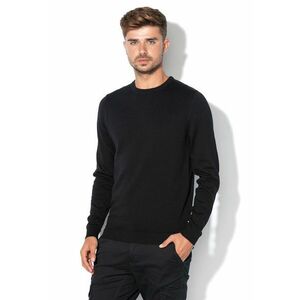 Pulover slim fit tricotat fin Basic imagine