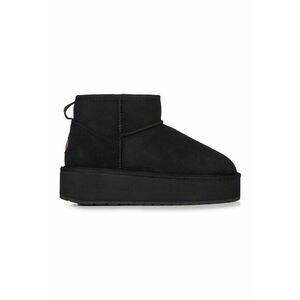 Ghete flatform de piele intoarsa fara inchidere Stinger imagine