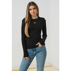 Bluza slim fit cu decolteu la baza gatului imagine