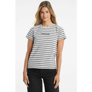 GUESS - Tricou din amestec de bumbac cu dungi imagine