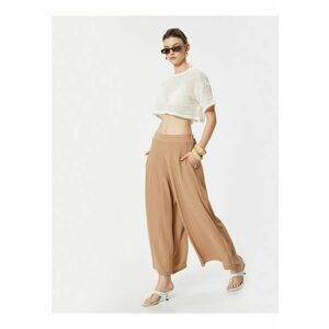 Pantaloni culotte cu croiala ampla imagine