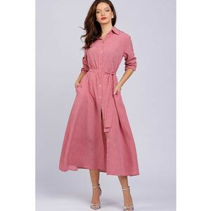 Rochie-camasa lunga cu buzunare imagine