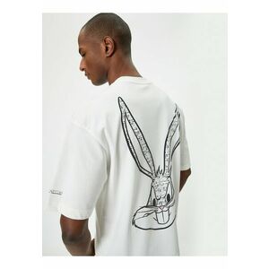 Tricou din bumbac cu imprimeu cu Bugs Bunny imagine