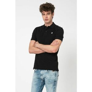 Tricou polo slim fit din material pique Dunda imagine