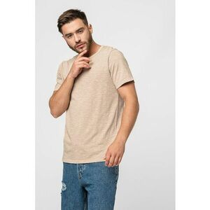 Tricou slim fit cu decolteu Henley Slipt imagine