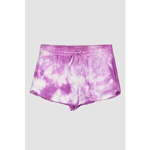 Pantaloni scurti cu imprimeu tie-dye si buzunare laterale imagine