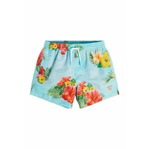 Guess - Pantaloni scurti de baie cu imprimeu floral si snur imagine