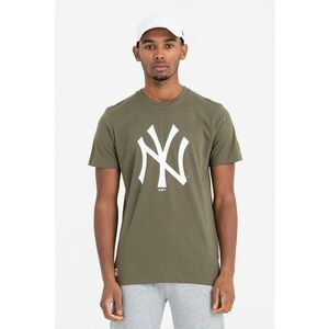 Tricou cu decolteu la baza gatului si logo New York Yankees imagine