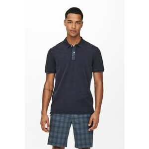 Tricou polo slim fit din material pique Travis imagine