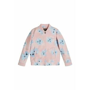 Bluza sport cu fermoar si model floral imagine