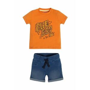 Guess - Set de tricou cu imprimeu si pantaloni scurti imagine