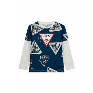 GUESS - Bluza cu logo si design 2in1 imagine