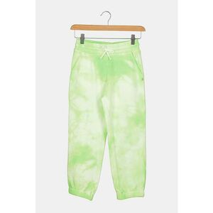 Pantaloni sport cu model tie-dye si snur de ajustare imagine