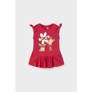 Rochie-tricou cu imprimeu floral imagine