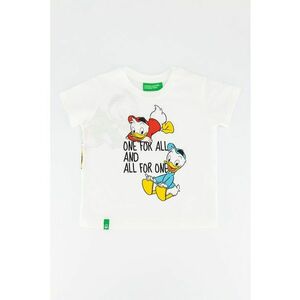 Tricou cu decolteu la baza gatulu si imprimeu Disney imagine