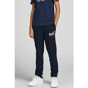 Pantaloni sport cu snur de ajustare si logo imagine