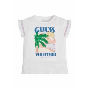 GUESS - Tricou de bumbac cu imprimeu imagine