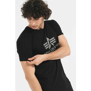 Tricou de bumbac cu imprimeu logo reflectorizant imagine