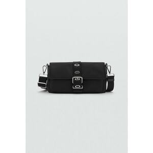 Geanta crossbody din material textil cu clapa Trini imagine