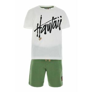 Set de pantaloni scurti si tricou din bumbac cu imprimeu imagine