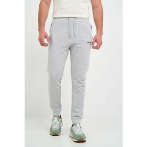 Pantaloni barbat sport cu buzunare cu fermoar - Gri imagine