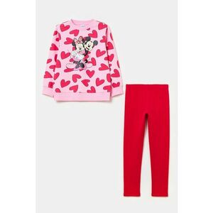 Set de bluza de trening si colanti cu imprimeu Minnie Mouse imagine