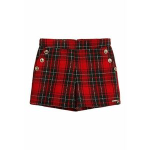 GUESS - Pantaloni scurti in carouri cu buzunare decorative imagine