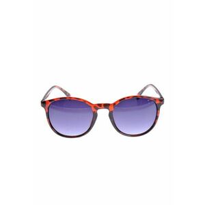 Ochelari de soare cu rama animal print si lentile albastre imagine