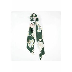 Elastic de par verde cu print floral imagine