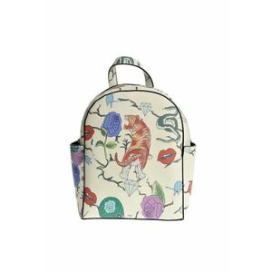 Rucsac din piele ecologica cu imprimeu floral imagine