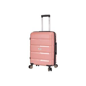 Troler Mediu Extensibil Polipropilena - Madisson - SW43603 - 4 Roti Duble - Cifru TSA - 63 cm - Rose imagine